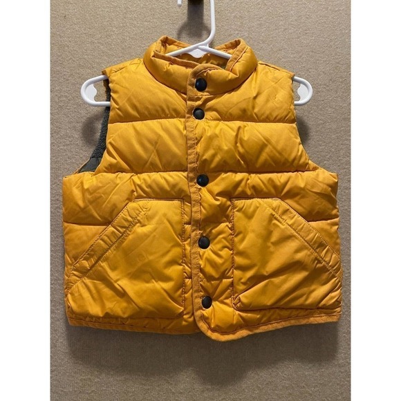 Baby Gap Puffer Vest 12-18 months Yellow - Picture 1 of 8